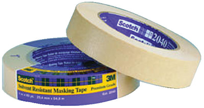 SCOTCH® SOLVENT RESISTANT MASKING TAPE - #2040 (3M MARINE)