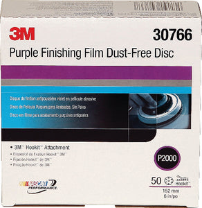 HOOKIT™ PURPLE DUST-FREE FINISHING FILM DISCS (3M MARINE)