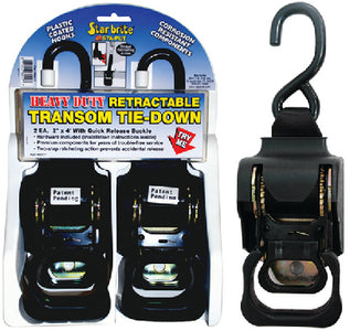 2" HEAVY-DUTY RETRACTABLE TIE DOWN (STARBRITE)