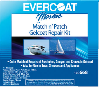 MATCH N' PATCH GELCOAT REPAIR KIT (EVERCOAT)