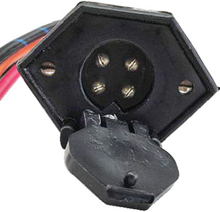 V-GROOVE TROLLING MOTOR PLUG and RECEPTACLE (RIG RITE)