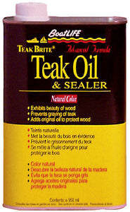 TEAK BRITE® ADVANCED FORMULA TEAK OIL & SEALER (BOAT LIFE)