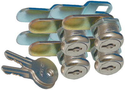 STANDARD KEY CAM LOCK - 4 PACK (PRIME)