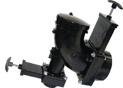 3" & 1-1/2" HEEL INLET 1/4 BEND DOUBLE ROTATING VALVE ASSEMBLY (VALTERRA)