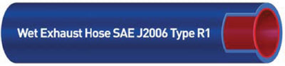 NAUTIFLEX SILICONE EXHAUST HOSE BLUE - SERIES 202 (SHIELDS)