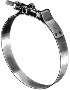 EXHAUST HOSE T-BOLT BAND CLAMP (SHIELDS)