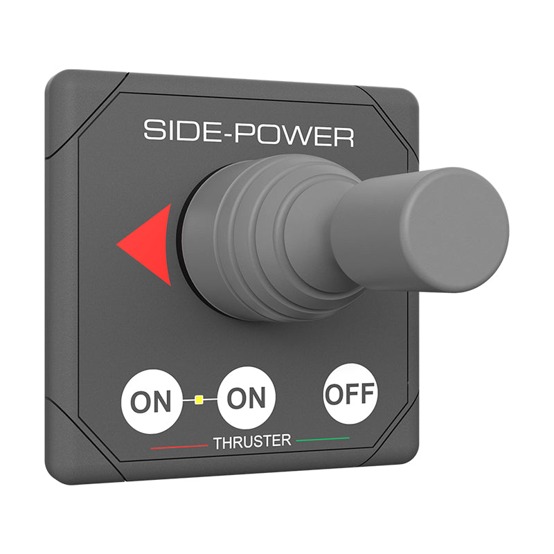 RECON: Panel, Joystick Thruster Control 12/24v Grey, Round Cutout, 5-Wire - Reconditioned