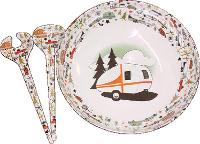 SERVING BOWL AND SERVERS (CAMP CASUAL)