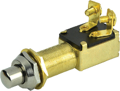 PUSH BUTTON RCSD SPST OFF-(ON)