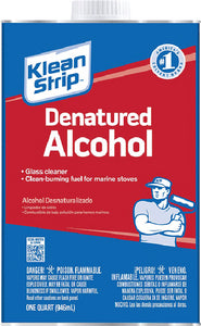 STOVE FUEL/DENATURED ALCOHOL (KLEAN STRIP)