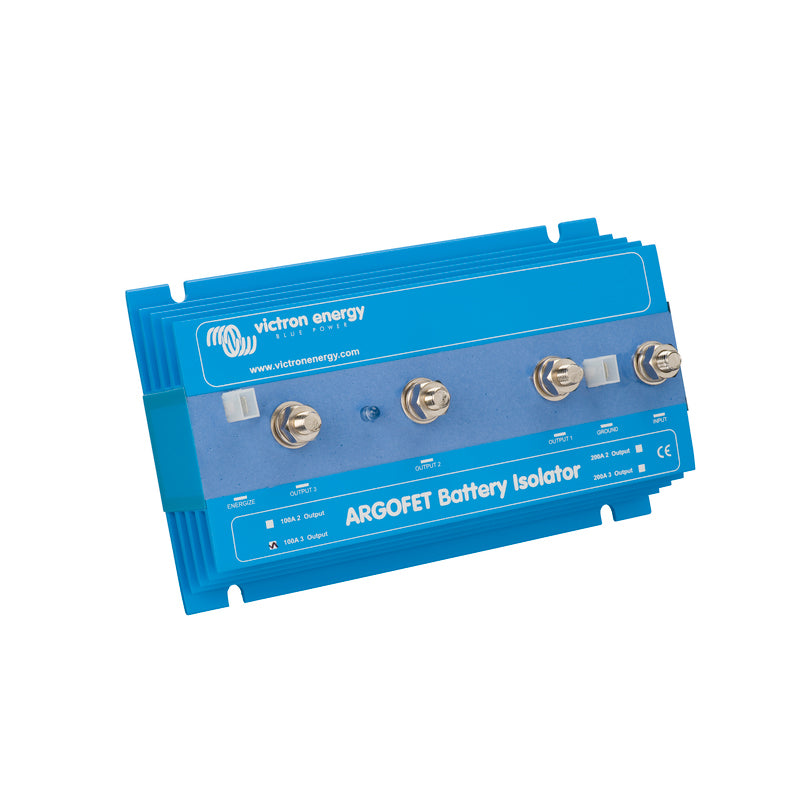 Battery Isolator: Argo FET 100-2 100A, 2-Battery Setup