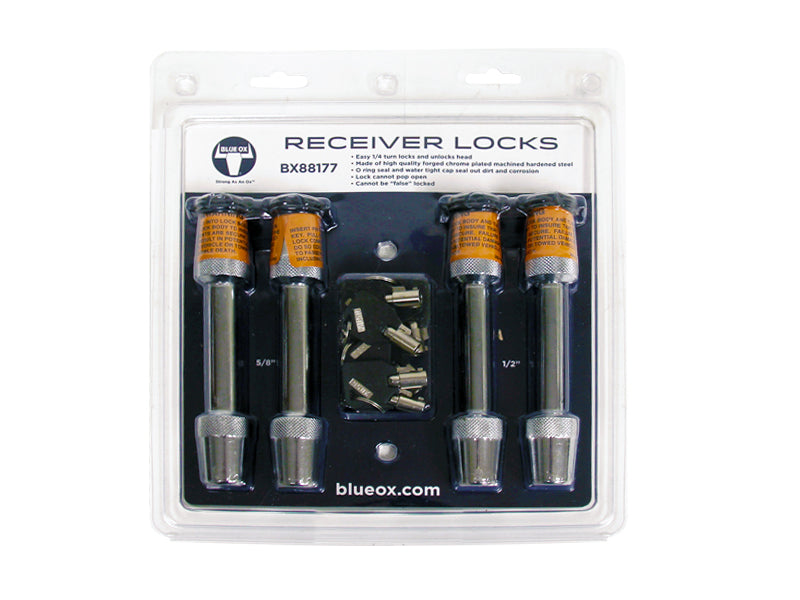RECEIVER LOCKS (4), 2-1/2, 2-5/8