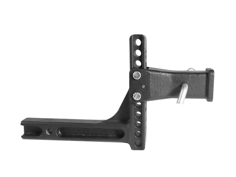 ADJUSTABLE DROP RECEIVER, 2" RECEIVER, 8" DROP/RISE, 10K LB RATED