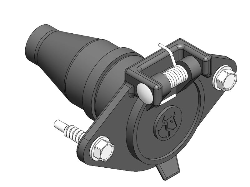 KIT, 6 PIN CONNECTOR, BLACK PLASTIC, SINGLE