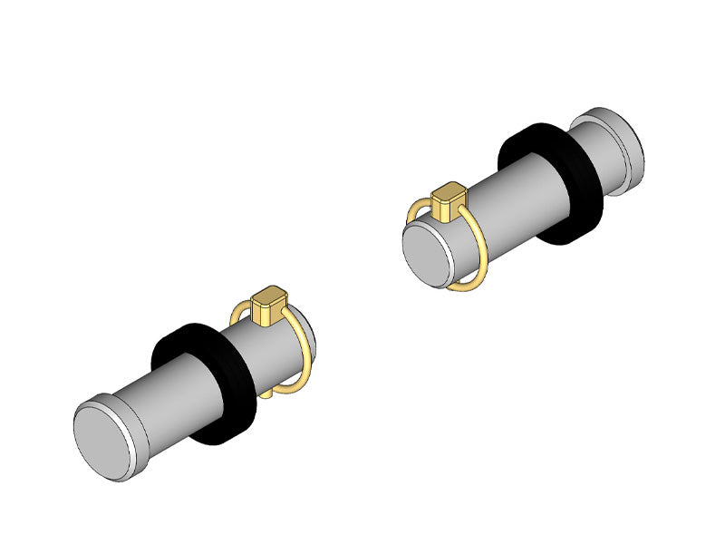 KIT, OFF ROAD ADAPTER 1" PINS & SPACERS (2 SETS)