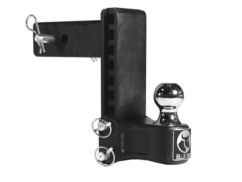 ADJUSTABLE BALL MOUNT, 2-1/2" RECEIVER, 7" DROP/RISE, 12K RATED