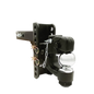 ADJ. BALL MOUNT, 2” RCVR, 6” DROP/RISE, 2-5/16" BALL/PINTLE, 13K