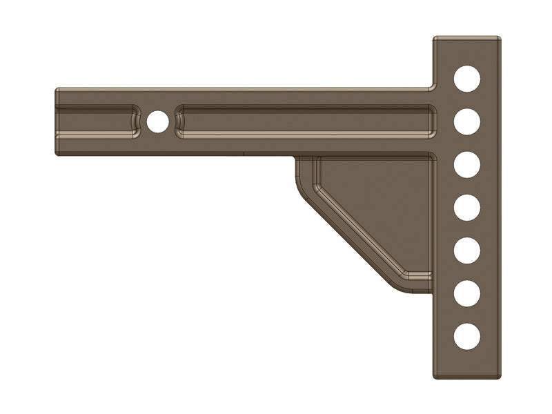 RECEIVER HITCH MOUNT, 7 H - 9 IN