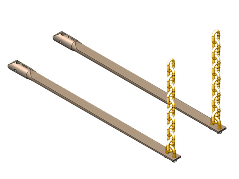 KIT, SPRING BARS, 2000 LBS