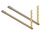 KIT, SPRING BARS, 350 LBS
