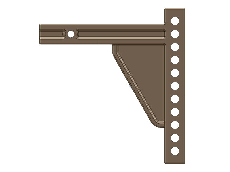 RECEIVER HITCH MOUNT, 11H-10IN