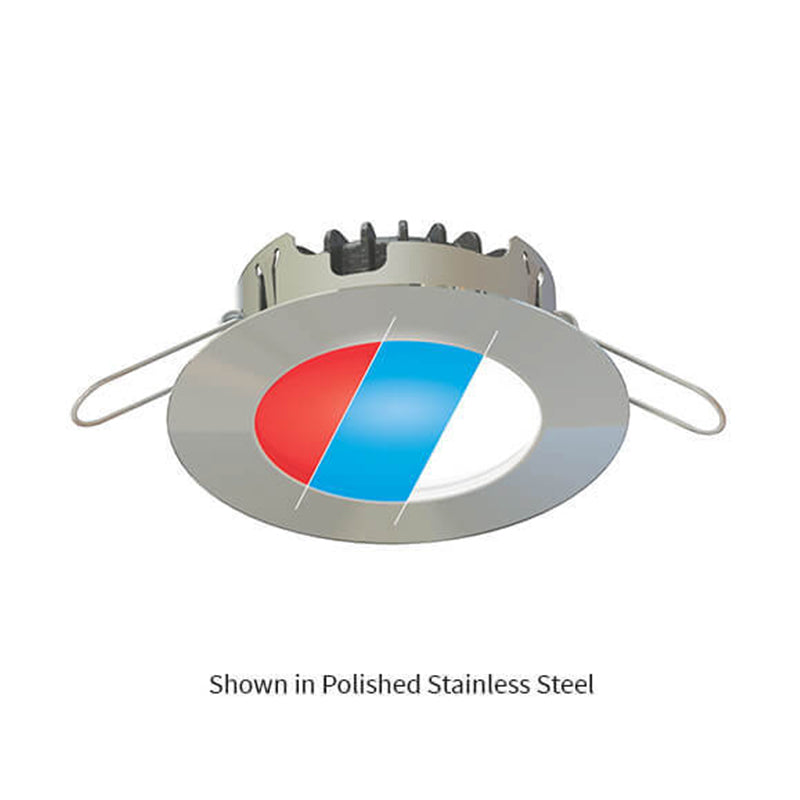 Blade PowerLED Tri-Color, 10-40VDC, Brushed, Red/Blue/Warm, 5.0W, IP65