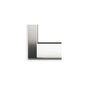 Idea Square Cover Plate, Die-Cast Metal Brushed Nickel 34, 2 Modules