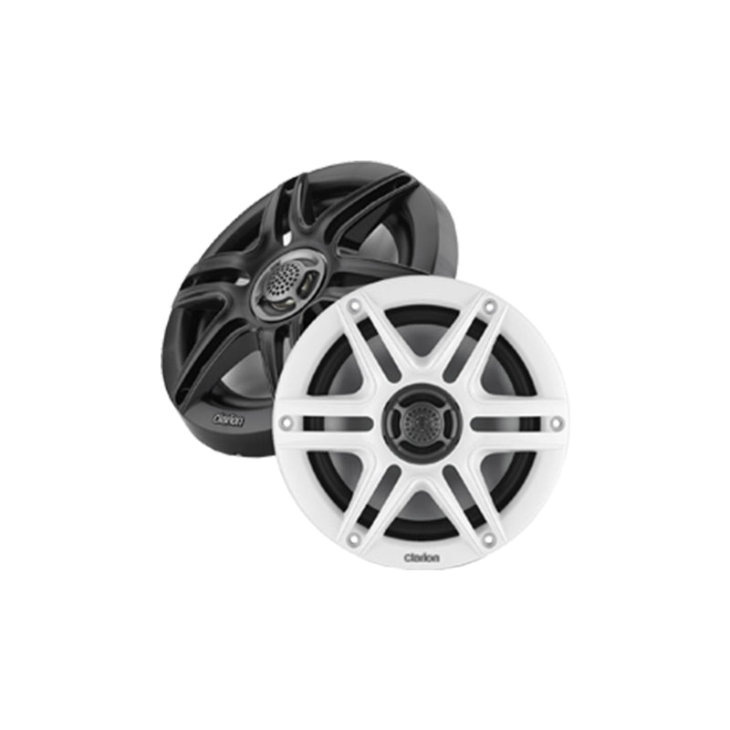 Speakers, 6.5" 30W, White/Black Sport