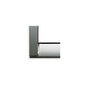 Idea Square Cover Plate, Die-Cast Metal Chrome 36, 2 Modules