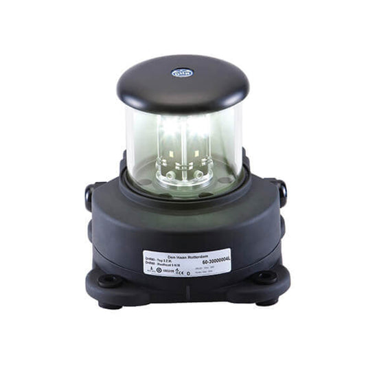 DHR60 All-Round/Manoeuvring White LED, Base-Mount, Black, 24V (15.9W), 5NM, IP66, 360°