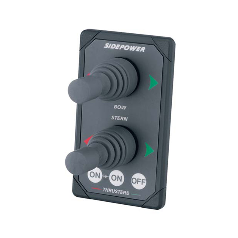 RECON: Panel, Dual Joystick Thrust Control 12/24v Grey, Round Cutout - Reconditioned