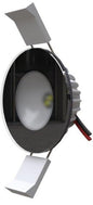ECLIPSE DWN DL55 - WHITE LED, BLACK FINISH