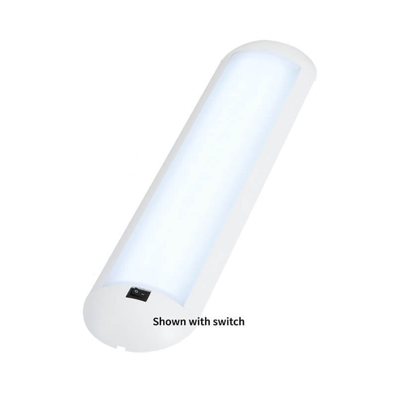 F-30.1 Stream w/sw, White, Warm White LED, 12VDC Surface-Mount Linear Fixture, 15" Length, IP40