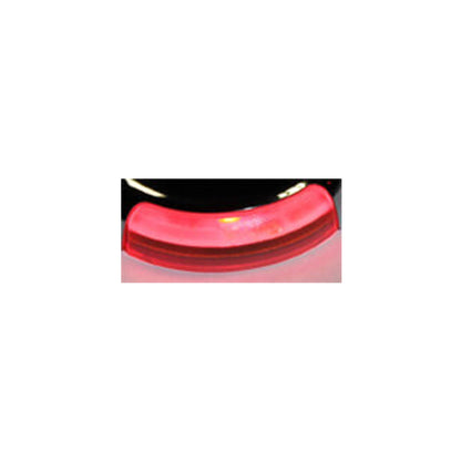 F-23 LED, Chrome, Red, 10-30VDC Surface-Mount Courtesy