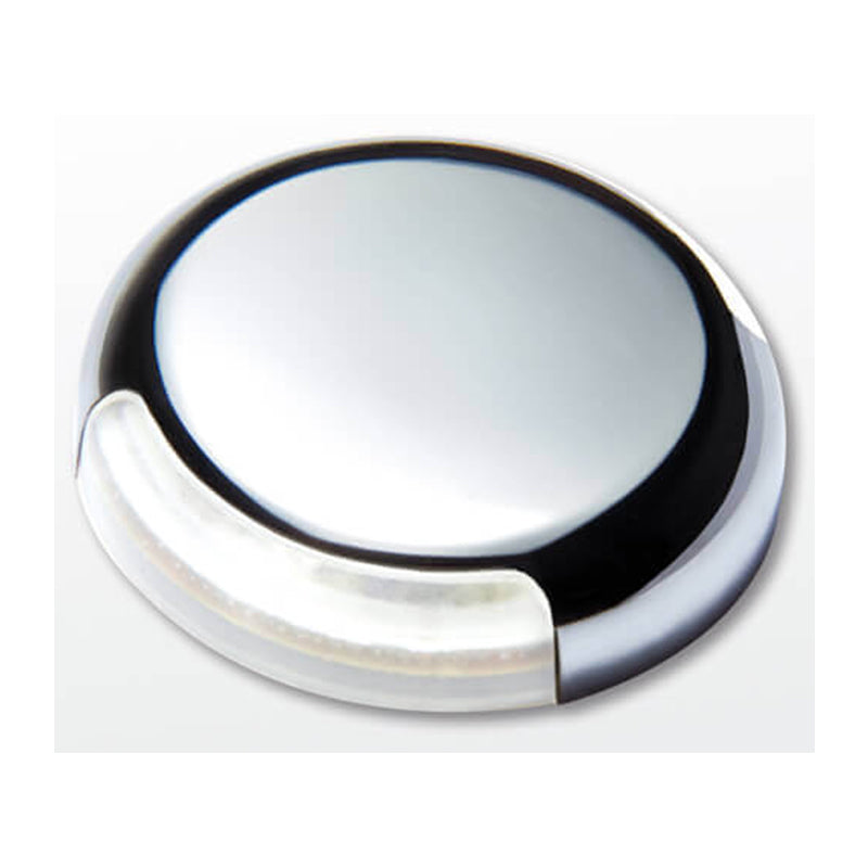 F-23 LED, Chrome, Cool White, 10-30VDC Surface-Mount Courtesy