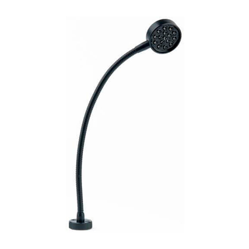 F4 TouchLED, 12" (300mm), Black, 10-30VDC Bulkhead Mount