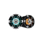 Wake Tower Speakers, 6.5", Chrome, Illum
