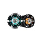 Wake Tower Speakers, 7.7", Chrome, Illum