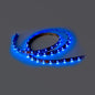 Flexible LED Strip Tape, Standard Output, 24V Blue, 16' Reel with Wire Leads, IP65
