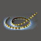 Flexible LED Strip Tape, Standard Output, 24V Cool White, 8' Length, Wire Leads, IP65