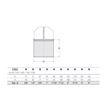 Sea Water Strainer Basket Made for Guidi