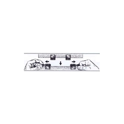 So-Pac Snap-Apart Hinges, Chrome