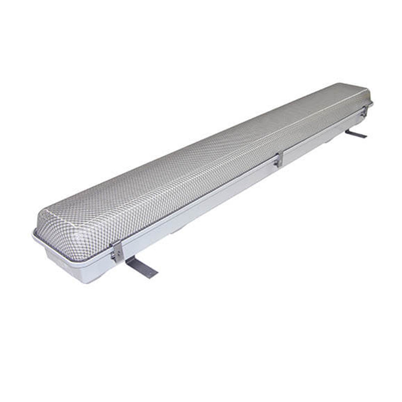 4' LED Engine Room Light, 92W, 120-277VAC S.Steel Latches, with S.Steel Mounting Straps