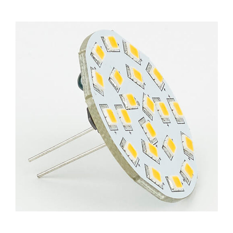 Corona GU4 LED Bulb, Back-Pin, 10-30VDC, 21 x LED, Warm White, Bulk-Packaging