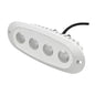 IML Recessed-Mount 10W LED Cockpit Floodlight 10-30VDC, Gloss White Finish, IP67