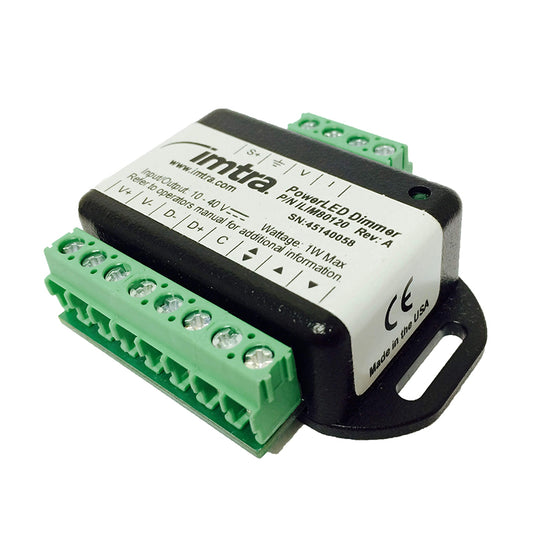 PWM Dimmer, Universal Input (analog/digital), 10-40VDC, Max 30 Units, Momentary Operated