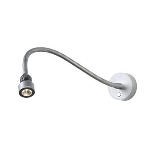 Prohn Matte Chrome Table Mount with Switch and Dimmer 300mm, Warm, 25 DEG