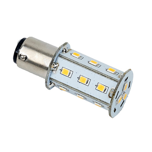 Tower Navigation Bayonet LED Bulb, Cool White 10-30VDC (2.5W), Omni-Directional, BAY15d Socket