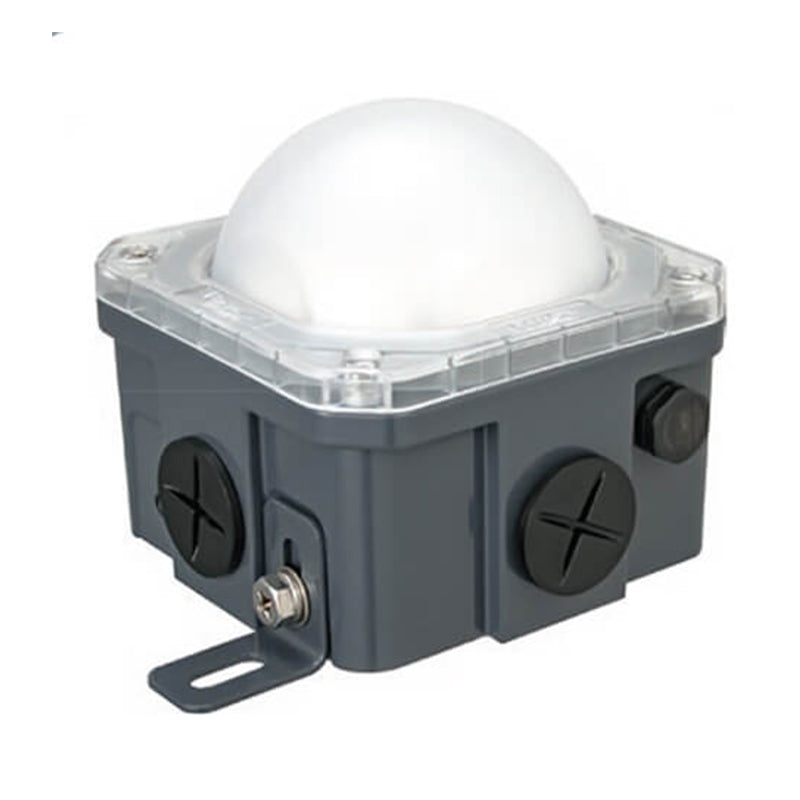 Offshore Series LED JBOX Light, 90-264VAC, 10W Alum Housing, PC Lens, Cool White LED, IP68