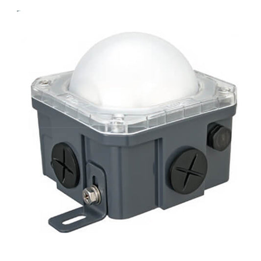 Offshore Series LED JBOX Light, 90-264VAC, 10W Alum Housing, PC Lens, Cool White LED, IP68